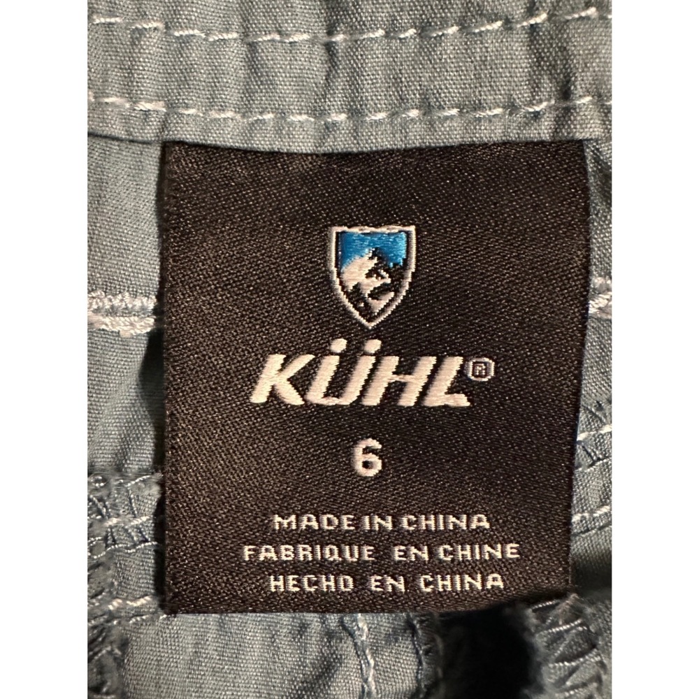 Kuhl Splash 5.5 Hiking Shorts Womens 6 Slate Blue Gray Cargo Utility Outdoor - Picture 10 of 16